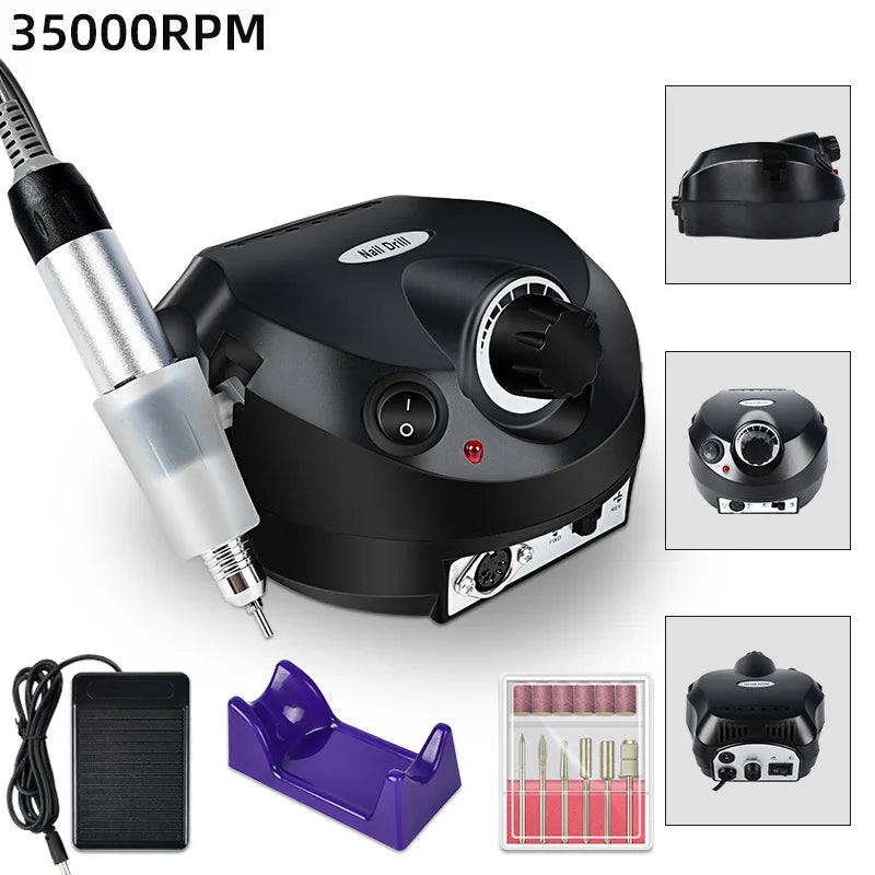 35000RPM Electric Nail Drill Professional Manicure