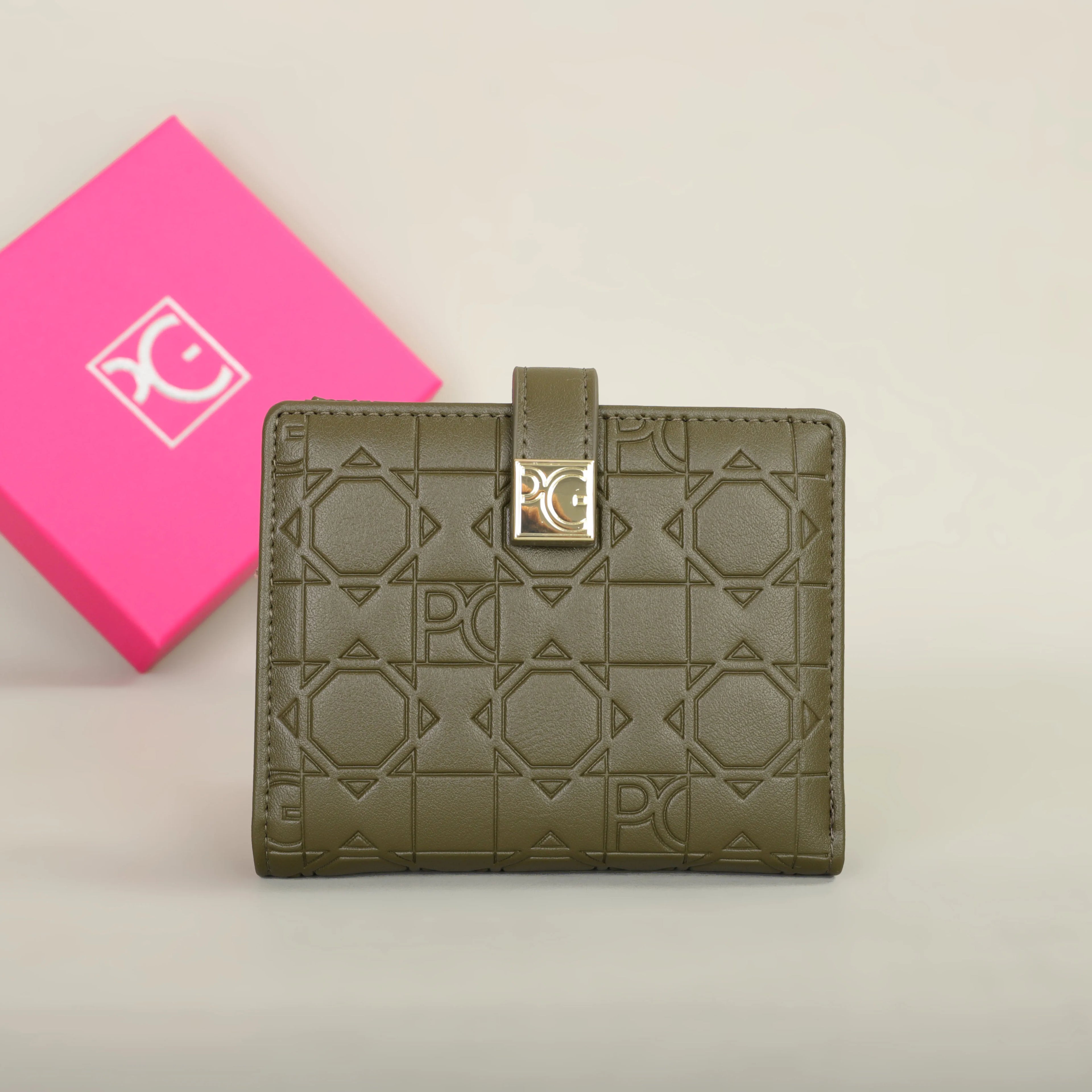 PG wallet 2025 Fashion Classic Retro Women's Universal Wallet Letter Printed Portable Card Bag Zero Wallet Wallet