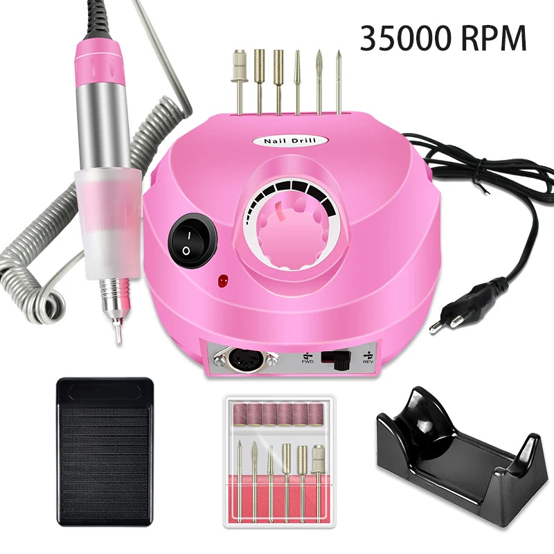 35000RPM Electric Nail Drill Professional Manicure